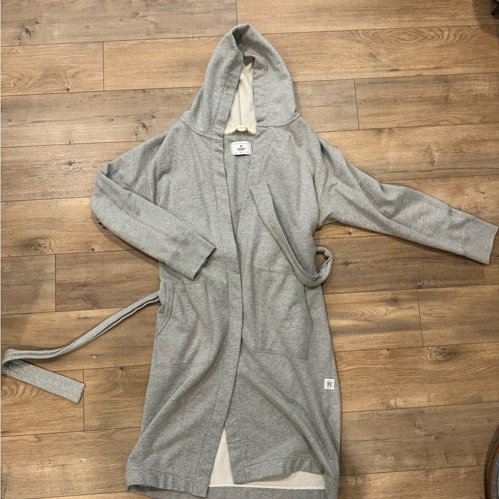 Reigning Champ Gray Hooded Robe - Picture 3 of 4